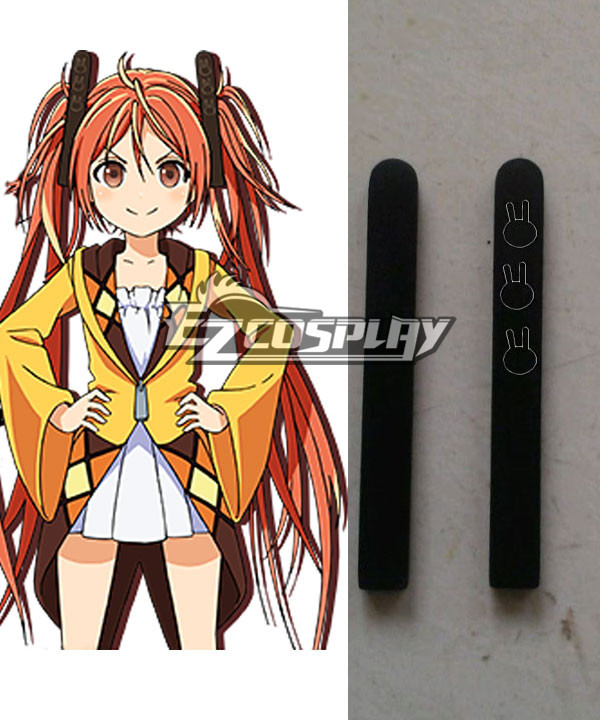 ITL Manufacturing Black Bullet Aihara Enju Cosplay Hair Clips