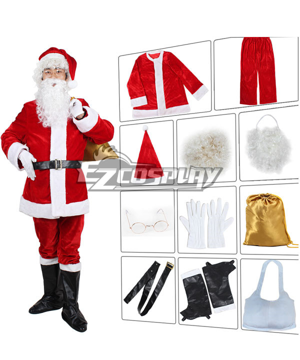 ITL Manufacturing Santa Claus Suit Christmas Cosplay Costume