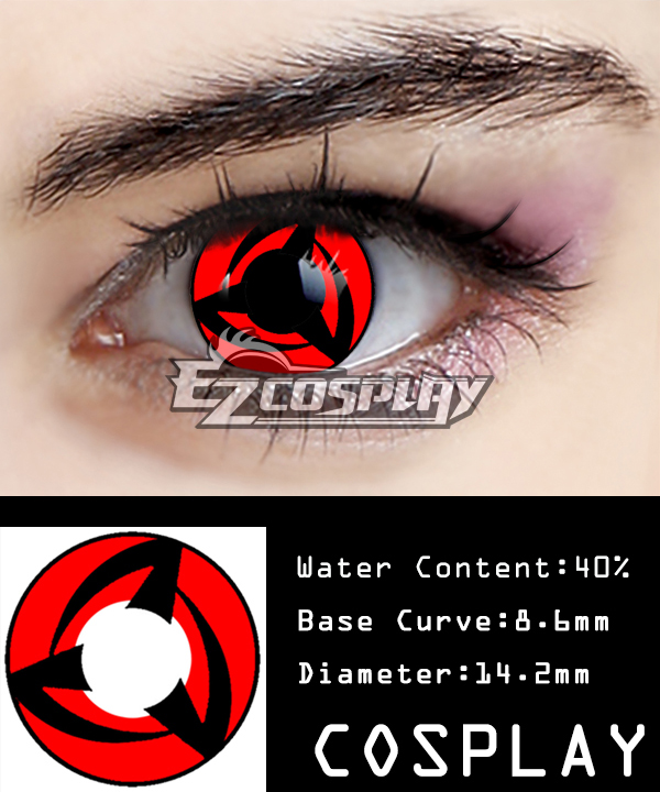 ITL Manufacturing Naruto Hatake Kakashi Kaleidoscope Write Round Eyes Cosplay Contact Lense