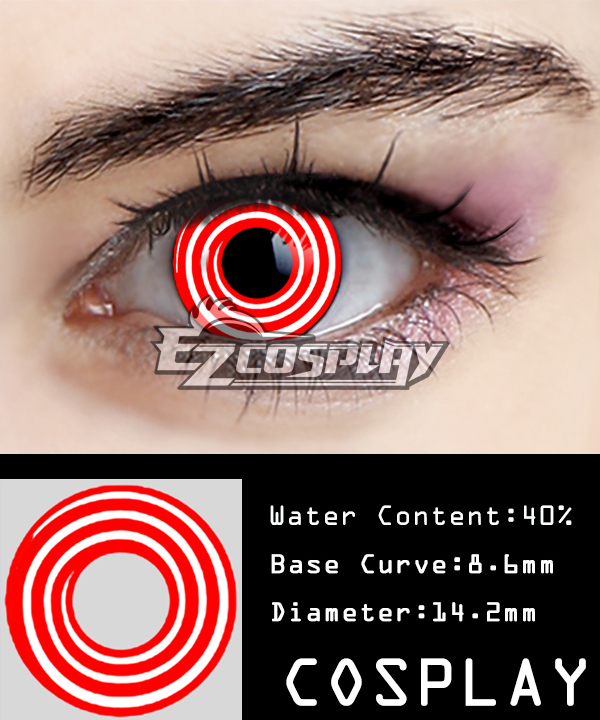 ITL Manufacturing Naruto Red Transmigration Eye Cosplay Contact Lense