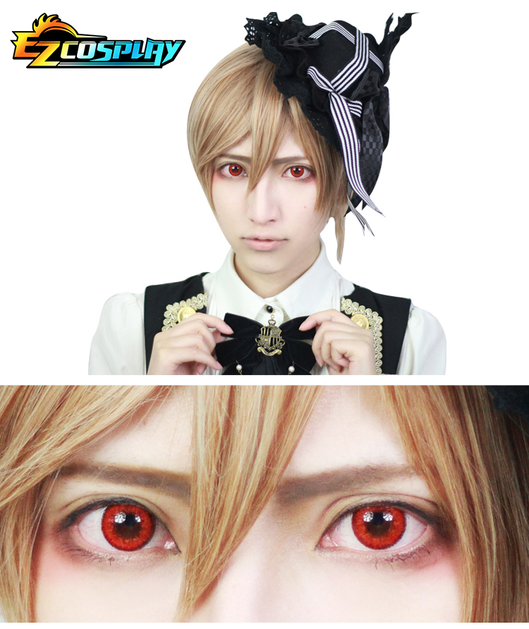 ITL Manufacturing Bella Eye Coscon ZhiWei Lelouch Vi Britannia ZERO Okita Sougo Enma Ai Kurapika Nagisa Kaworu Shinn Asuka Shana Red Cosplay Contact Lense