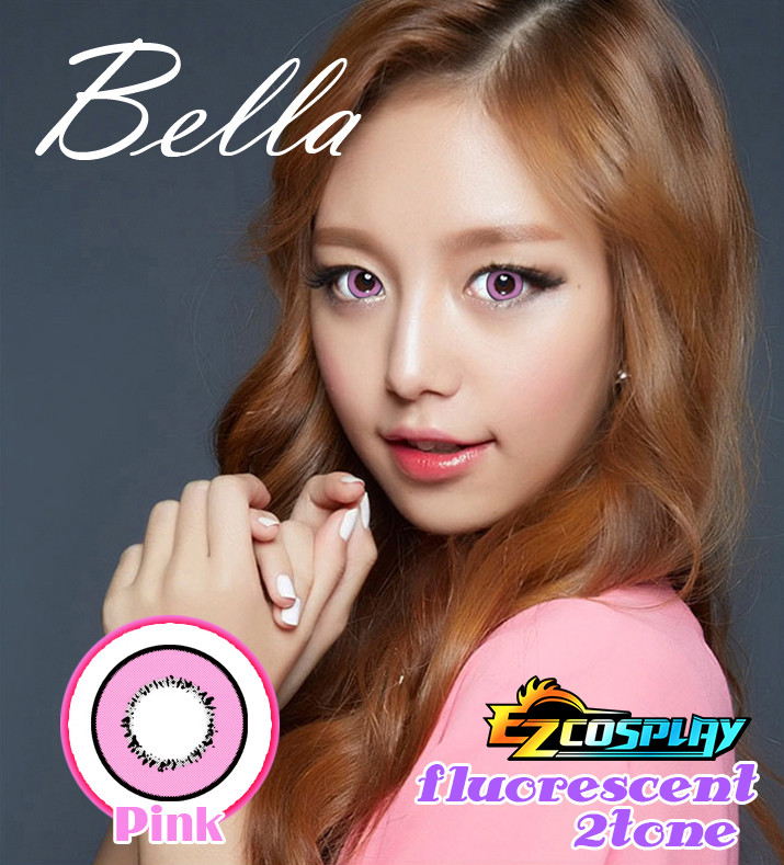 ITL Manufacturing Bella Eye Color Fluorescent Pink Cosplay Contact Lense