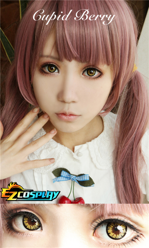 ITL Manufacturing Cupid Berry Gold Cosplay Contact Lense