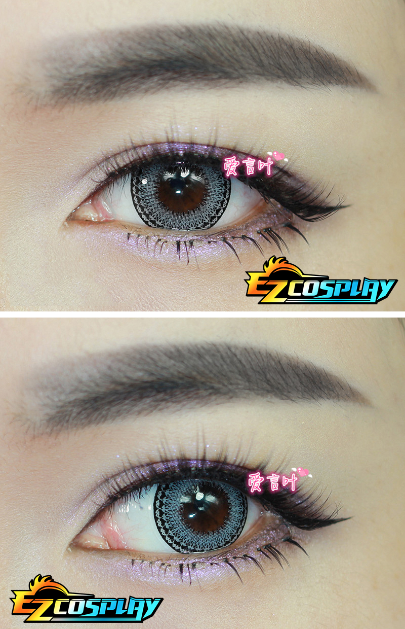 ITL Manufacturing Eyekotoba Lesbin Honey Gray Cosplay Contact Lense