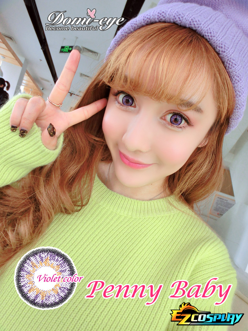 ITL Manufacturing Domi-Eye Penni Baby Purple Cosplay Contact Lense