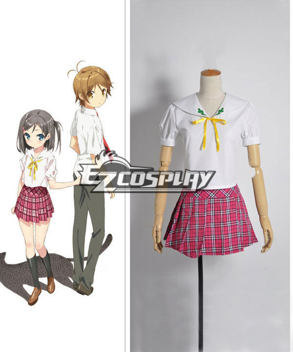 ITL Manufacturing The Hentai Prince and the Stony Cat Tsukiko Tsutsukakushi Uniform Cosplay Costume