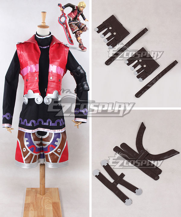 ITL Manufacturing Xenoblade Chronicles Shulk Red Cosplay Costume