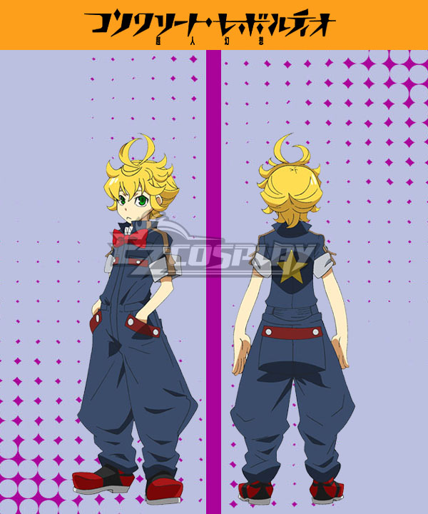 ITL Manufacturing Concrete Revolutio Konkuriito Reborutio Choujin Gensou Fuu Routa Cosplay Costume