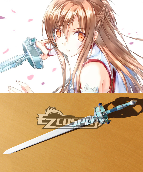 ITL Manufacturing Sword Art Online SAO Sodo Ato Onrain Knights of the Blood Lambent Light Yuuki Asuna Yuki Asuna Asuna Yuki Lambent Light Medium Carbon Steel Sword Cosplay Prop