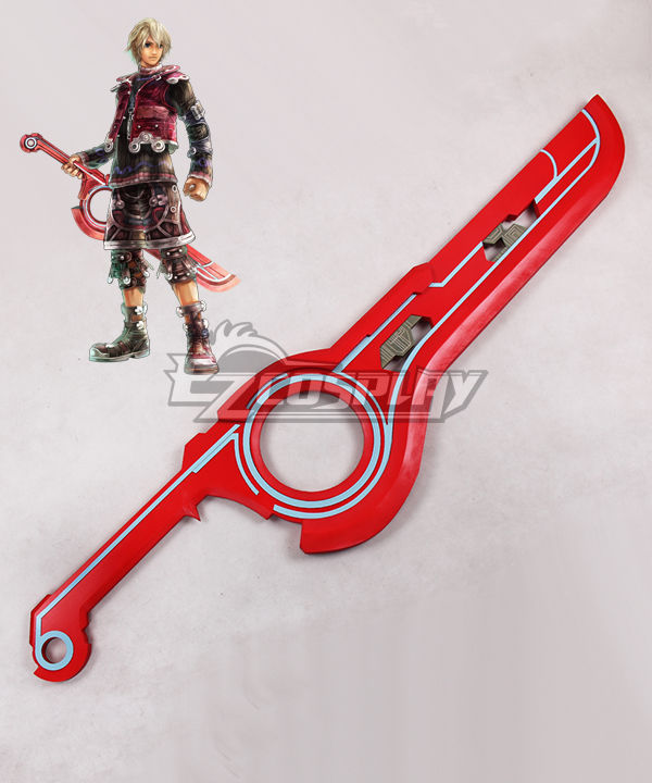 ITL Manufacturing Xenoblade Chronicles Shulk Red Sword Cosplay Weapon Prop