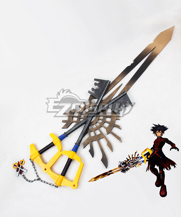 ITL Manufacturing Kingdom Hearts Birth by Sleep Ventus Vanitas Incomplete X-blade Keyblade Cosplay Weapon Prop