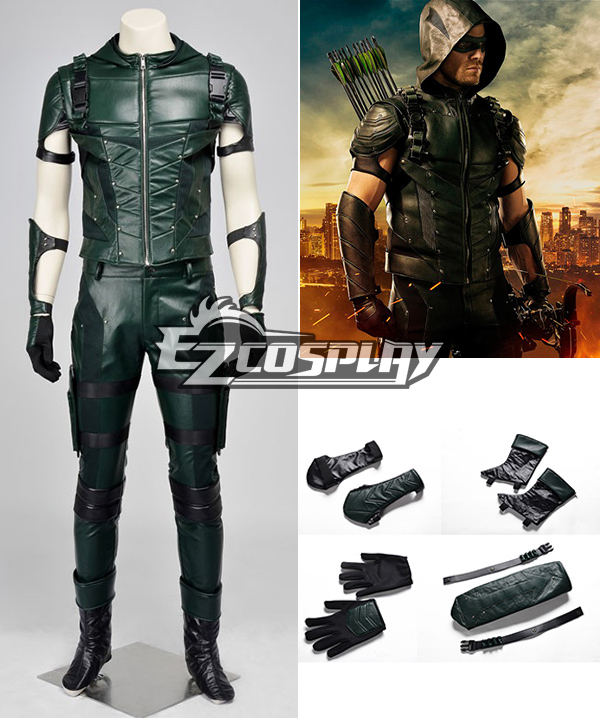 ITL Manufacturing DC Comics Green Arrow Season 4 Oliver Queen Cosplay Costume