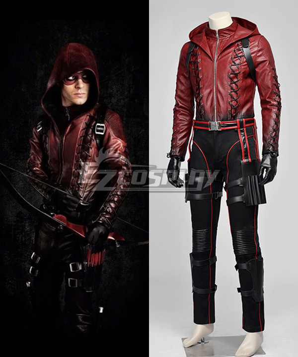 ITL Manufacturing DC Comics Green Arrow Roy Harpe Red Arrow Cosplay Costume