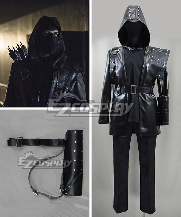 ITL Manufacturing Green Arrow League of Assassins Dark Archer Malcolm Merlyn Leather Cosplay Costume