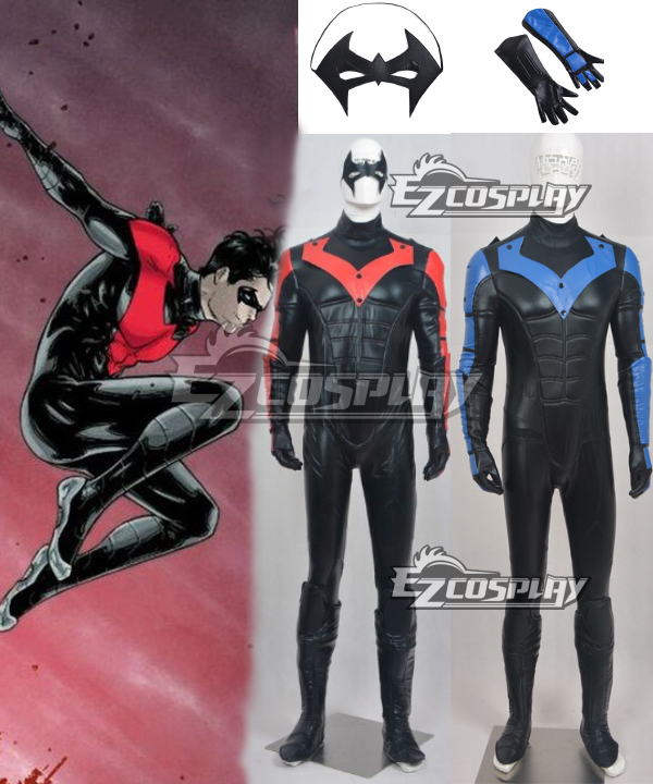 ITL Manufacturing Batman: Arkham City Nightwing Cosplay Tights Men Costume