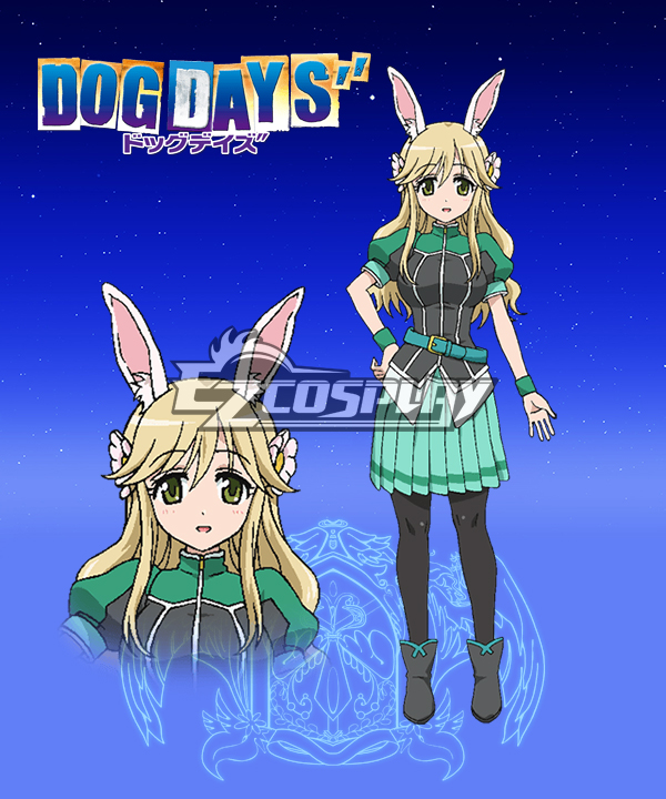 ITL Manufacturing DOG DAYS'' Vert Far Breton Cosplay Costume