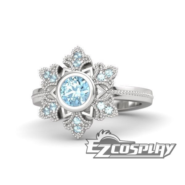 ITL Manufacturing Frozen Elsa Snow Queen Disney Snowflake Ring Cosplay Accessory