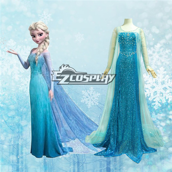 ITL Manufacturing Frozen Elsa Disney Cosplay Dress-Deluxe  Ver.