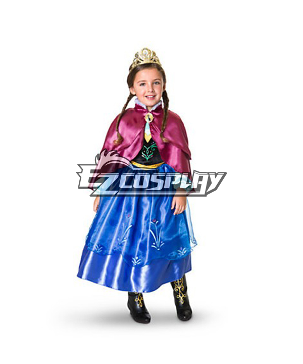 ITL Manufacturing Disney Frozen Anna Children Dress  Cosplay Costume