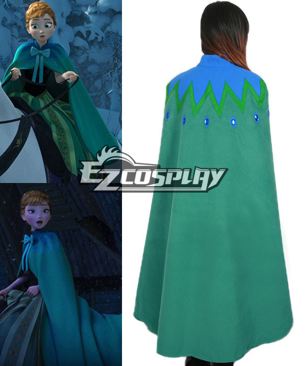 ITL Manufacturing Frozen Anna's Geen Cape on Elsa's Coronation Day