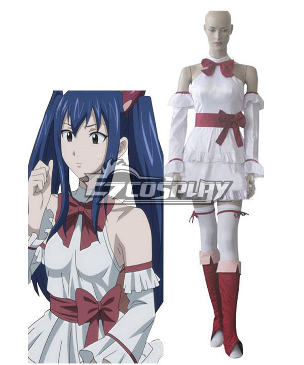 ITL Manufacturing Fairy Tail Dragon Slayers Wendy Marvell After Seven Years Dress Cosplay Costum