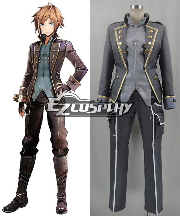 ITL Manufacturing God Eater 2 Male Protagonist Captain Vice Captain Cosplay Costume