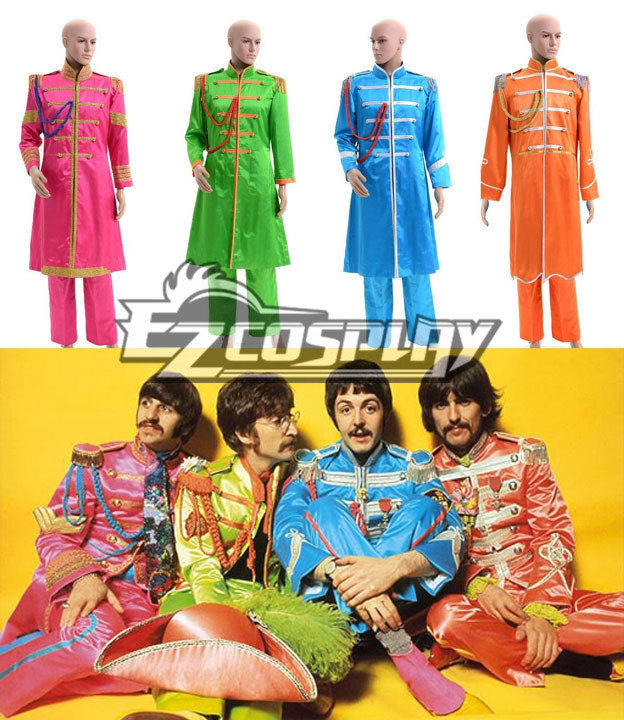 ITL Manufacturing The Beatles Sgt. Pepper's Lonely Hearts Club Band Cosplay CostumesSpecial Sale