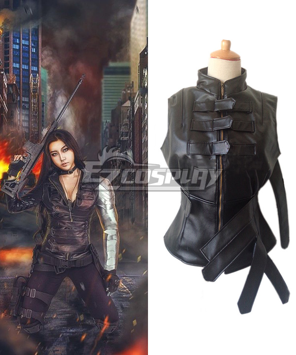 ITL Manufacturing Marvel Comics Captain America 2 Winter Soldier Woman Girl Vest Cosplay Costume