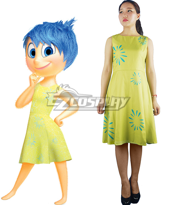 ITL Manufacturing Inside Out Joy Dress Cosplay Costume