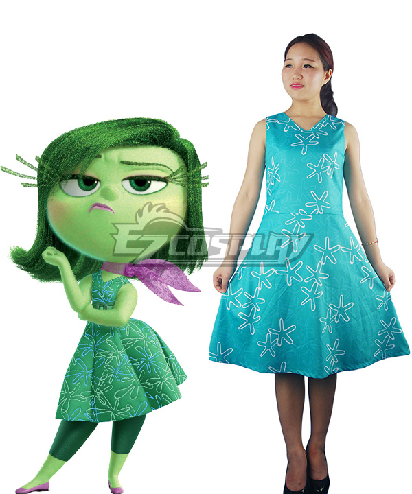 ITL Manufacturing Inside Out Disgust Dress Cosplay Costume