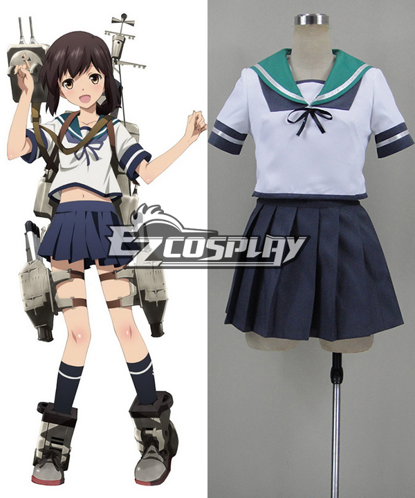 ITL Manufacturing Kantai Collection Destroyer Fubuki Cosplay Costume