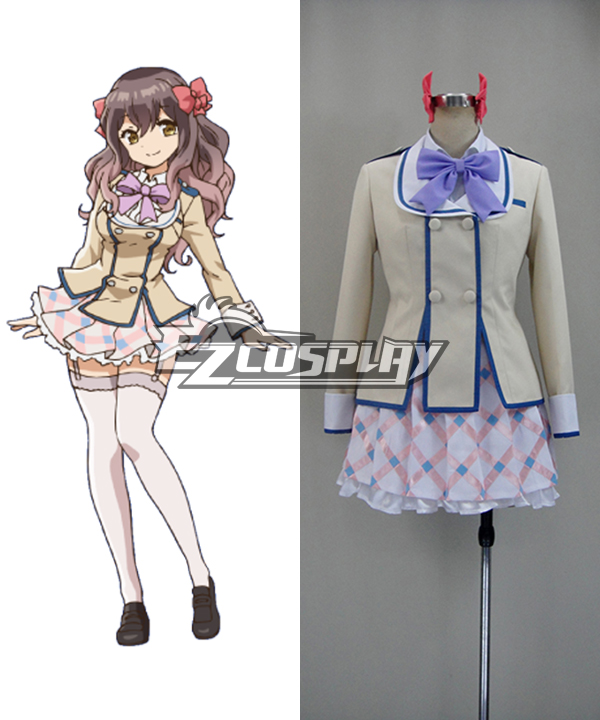 ITL Manufacturing Kanojo ga Flag o Oraretara Mahogasawa Akane Cosplay Costume