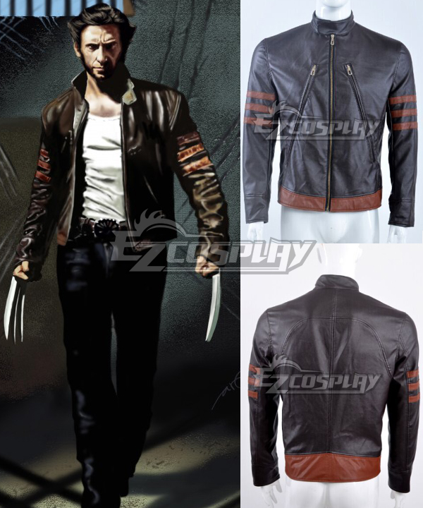 ITL Manufacturing X-men Wolverine Logan Huge Jackman Leather Jacket Cosplay Costume Coat
