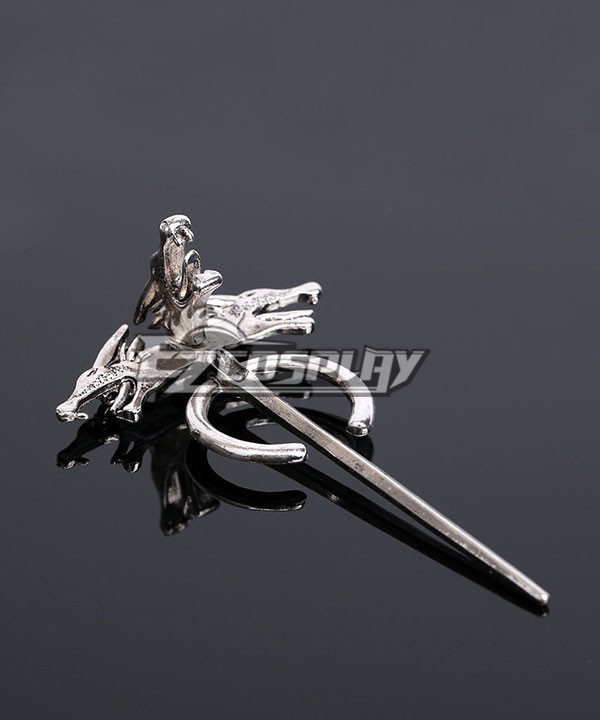 ITL Manufacturing Game Of Thrones Song of Ice Fire Daenerys Targaryen Dragon Brooch Cosplay Pin