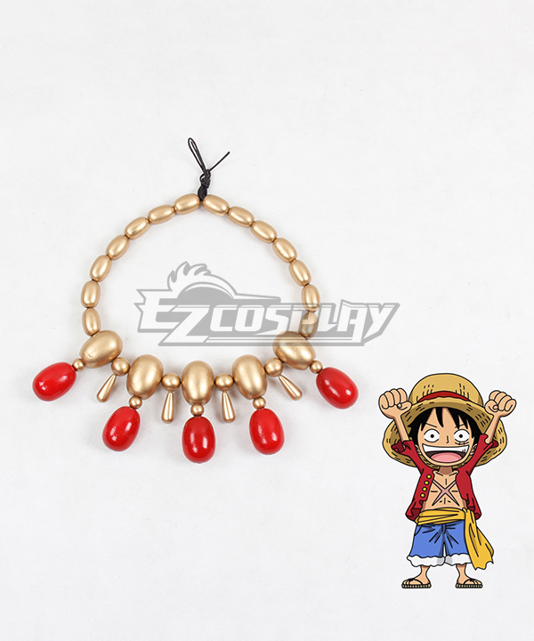 ITL Manufacturing One Piece Monkey D Luffy Necklace Cosplay Accessory Prop