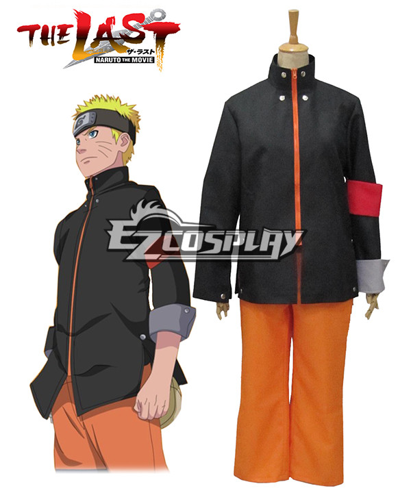 ITL Manufacturing Naruto The Last  Naruto The Movie Uzumaki Naruto Cosplay Costume