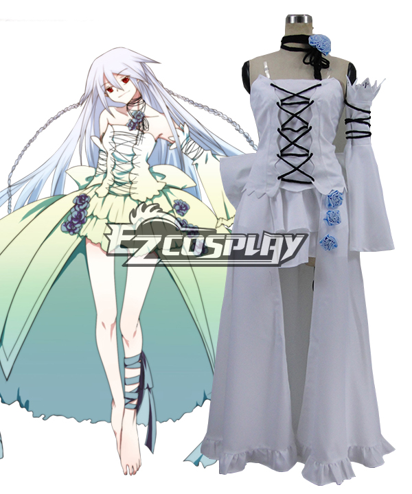 ITL Manufacturing Pandora Hearts The Intention of the Abyss White Alice Cosplay Costume