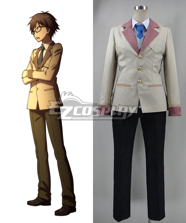 ITL Manufacturing Ranpo Kitan: Game of Laplace Souji Hashiba Uniform Cosplay Costume