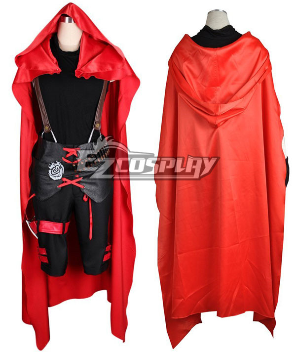 ITL Manufacturing RWBY Red Ruby Rose Male Cosplay Costume