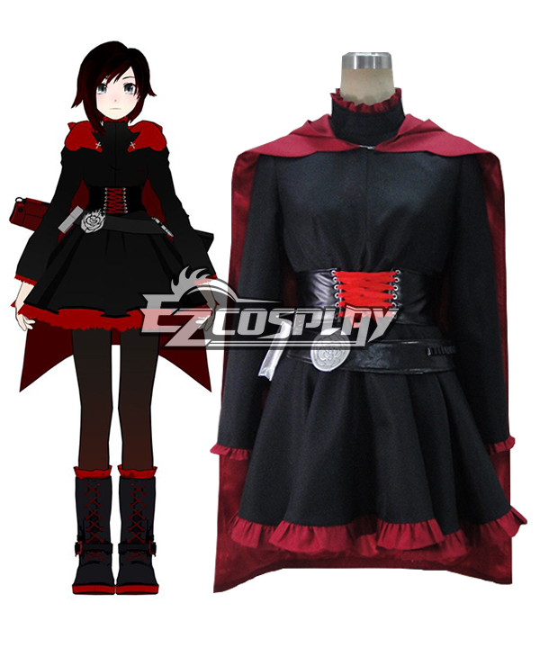 ITL Manufacturing RWBY Red Trailer Ruby Rose Fighting Cosplay Costume