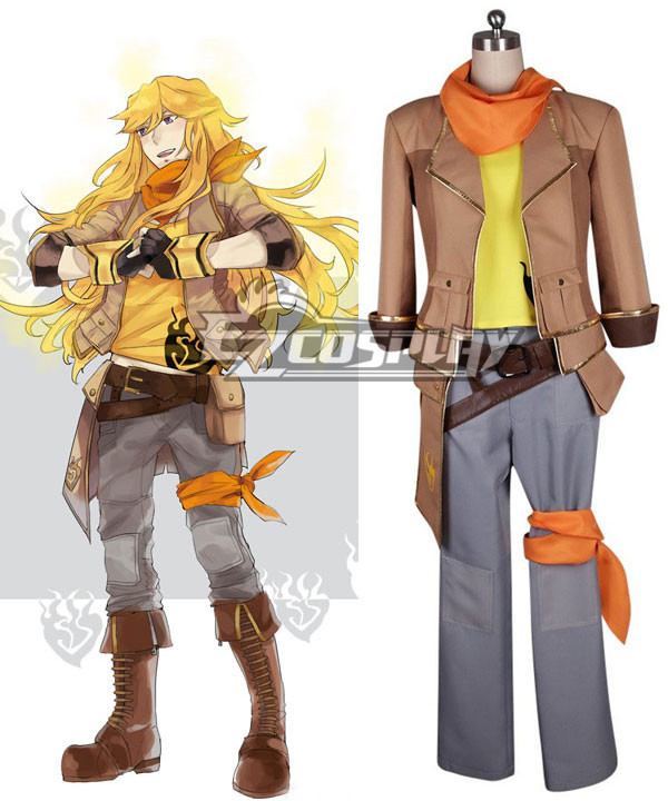 ITL Manufacturing RWBY/Yang Xiao Long Male Version Cosplay Costume