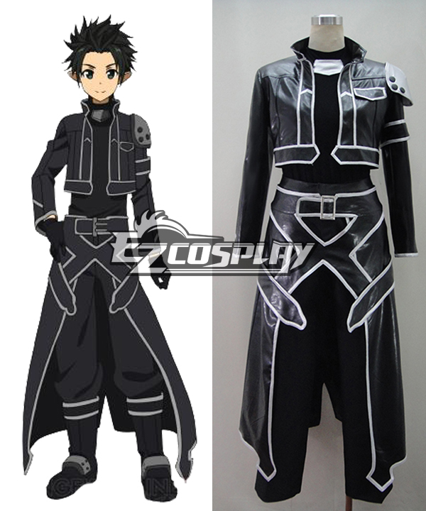 ITL Manufacturing Sword Art Online (ALfheim Online) Kirito Leather Cosplay CostumeSpecial Sale