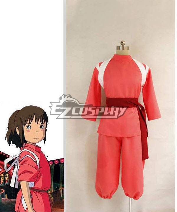 ITL Manufacturing Spirited Away Ogino Chihiro Work Clothes Cosplay Costume