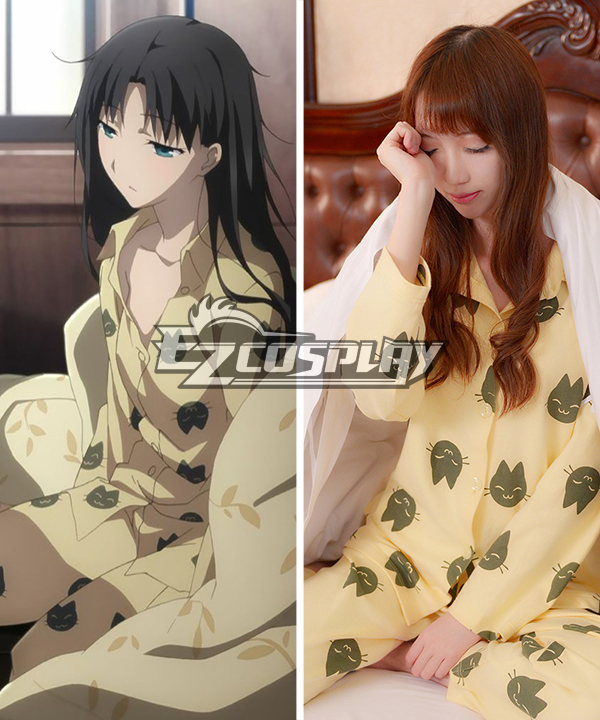ITL Manufacturing Fate Stay Night Unlimited Blade UBW Works Tohsaka Rin The Same Pajamas Cosplay Costume