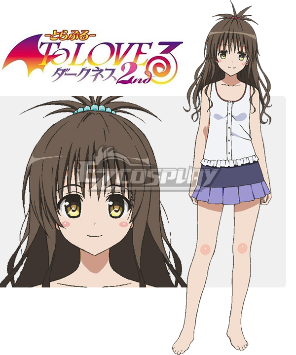 ITL Manufacturing To Love Ru Trouble Darkness 2nd Yuuki Mikan Cosplay Costume