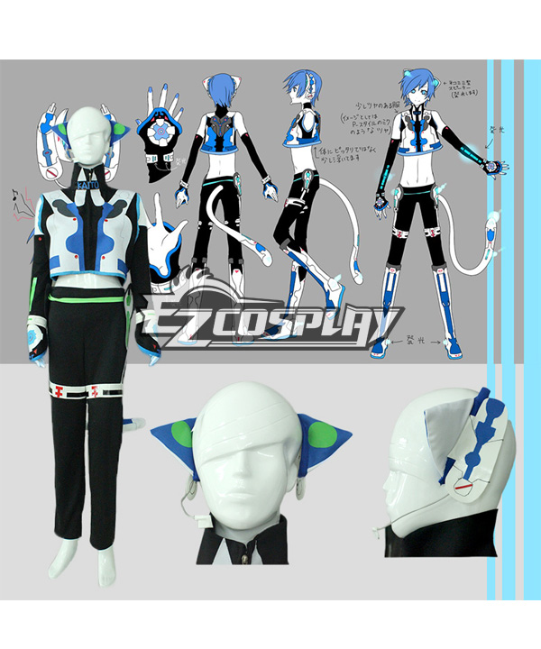 ITL Manufacturing Vocaloid Diva Project Kaito Cosplay Costume