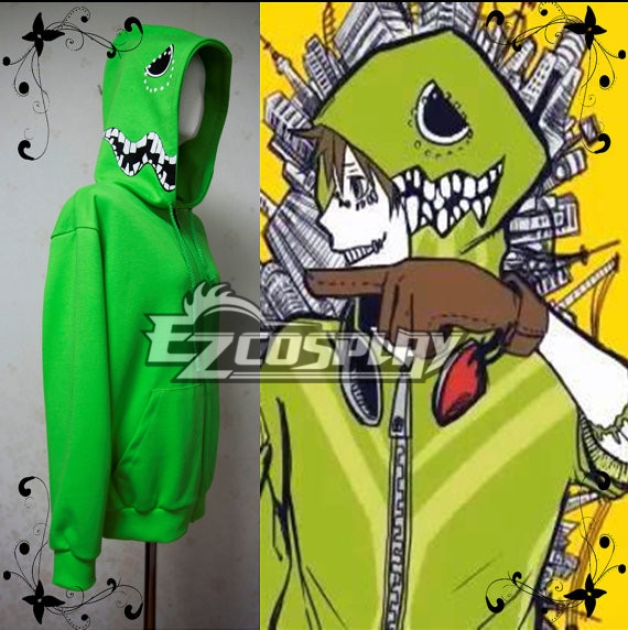 ITL Manufacturing Vocaloid Matryoshka Hoodie Green worn by Hashiyan Cosplay Costume