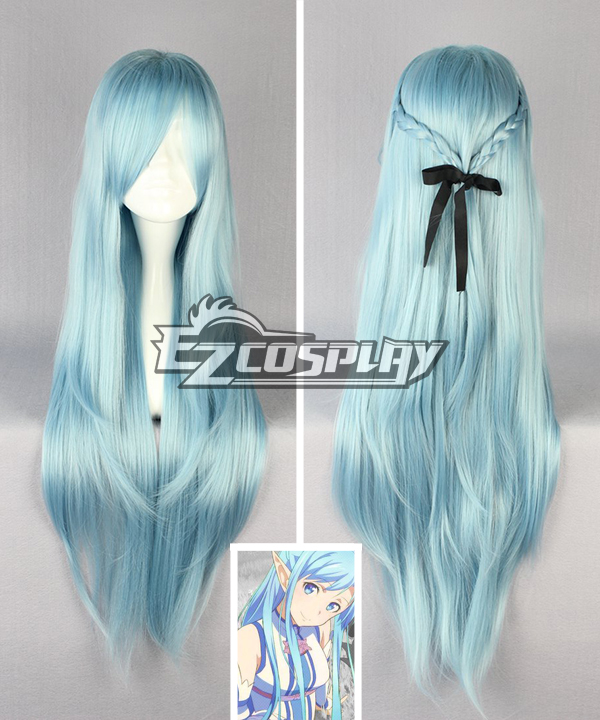 ITL Manufacturing Sword Art Online Asuna Blue Cosplay Wig