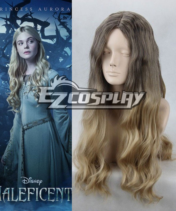 ITL Manufacturing Disney Maleficent Princess Aurora Curly Full Hair Cosplay Wig