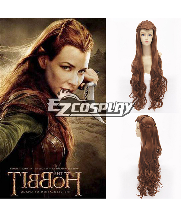 ITL Manufacturing The Hobbit The Lord of the Rings Elf Tauriel Brown Cosplay Wig